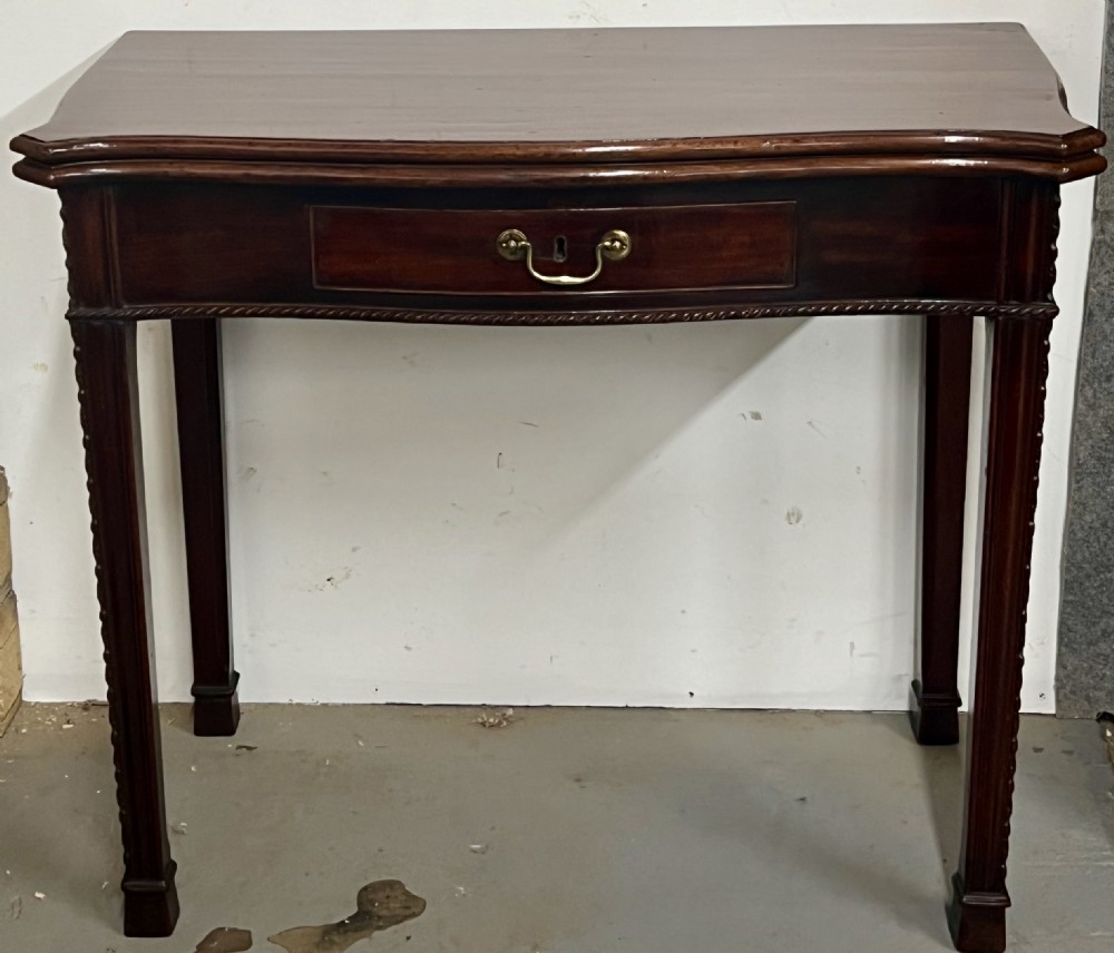 George III Mahogany Tea Table