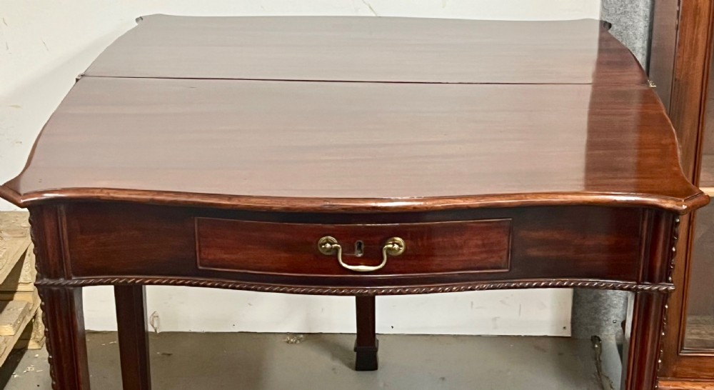 George III Mahogany Tea Table View VI