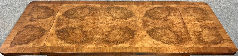 Good Quality Queen Anne Style Burr Walnut Sofa Table View VII