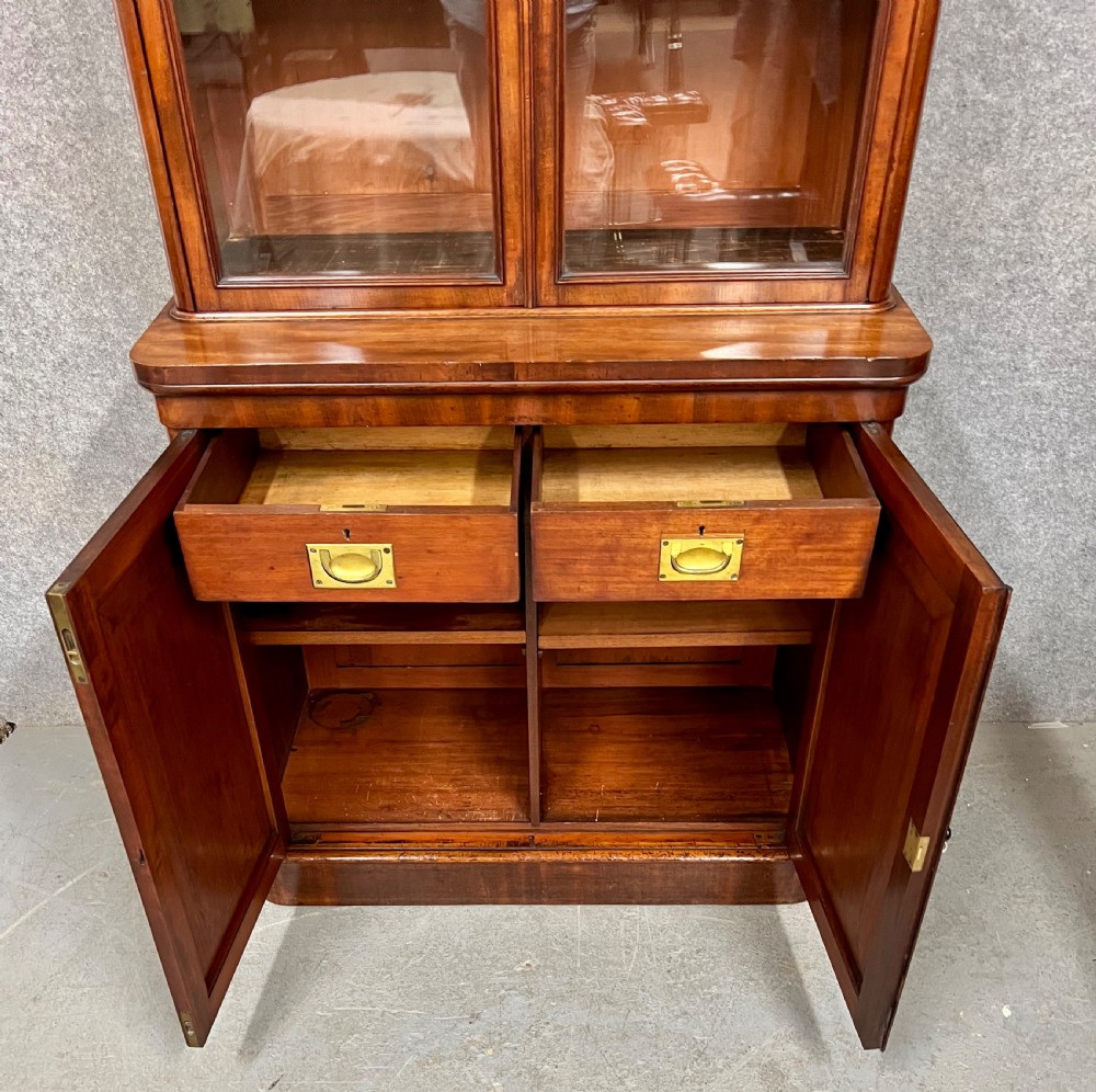 Good Quality Victorian Slim Mahogany Bookcase View III