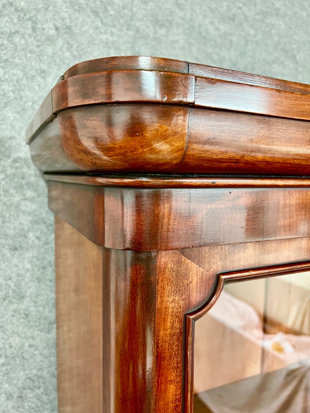 Good Quality Victorian Slim Mahogany Bookcase View V