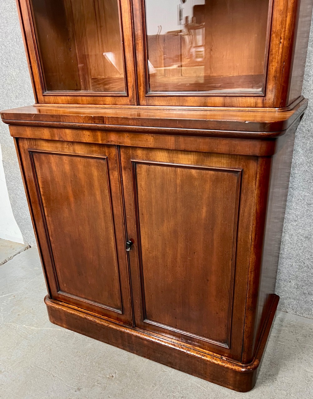 Good Quality Victorian Slim Mahogany Bookcase View VI