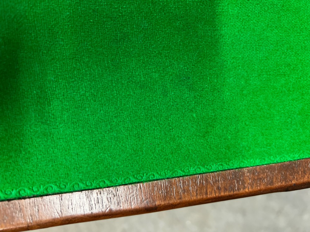 Georgian Mahogany Double Top Games Tea Table View IV