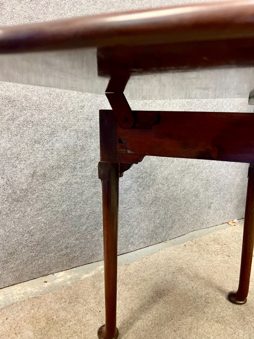Georgian Mahogany Double Top Games Tea Table View VI