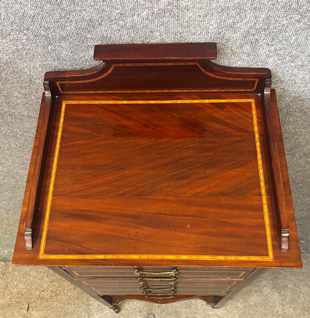 Edwardian Mahogany & Inlaid Folio Cabinet View VII