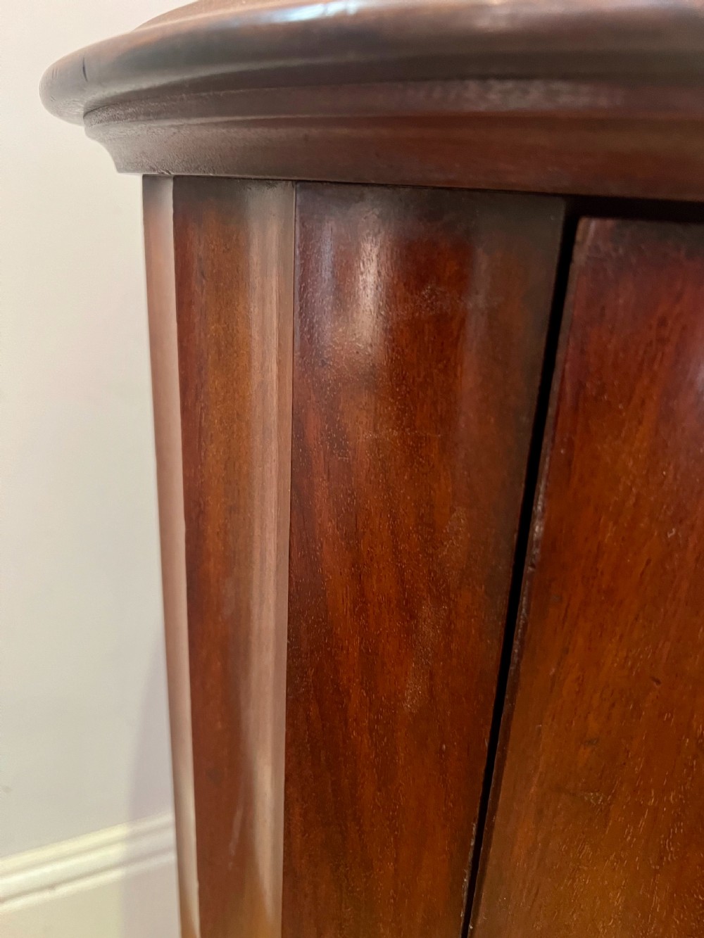 Superior Size & Quality Victorian Mahogany Pedestal Cupboard View VI