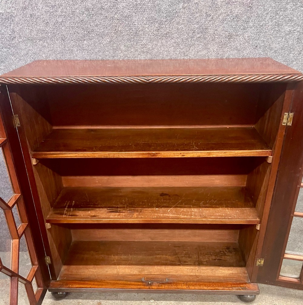 Small Antique Mahogany Bookcase View III