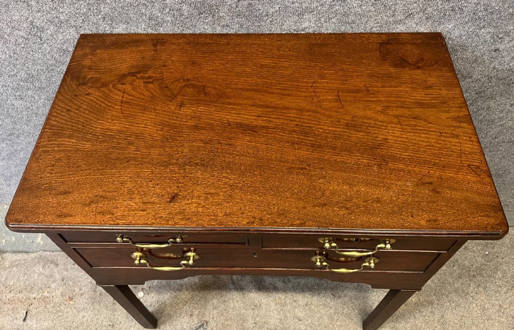 Good Quality Original George III Mahogany Low Boy Side Table View II