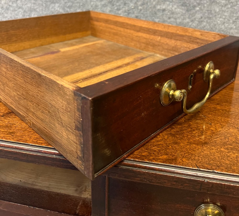 Good Quality Original George III Mahogany Low Boy Side Table View VII