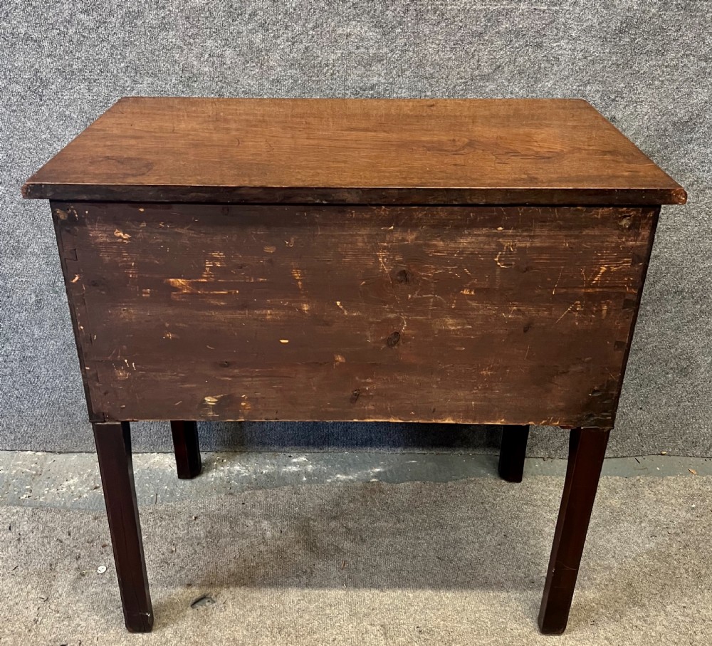 Good Quality Original George III Mahogany Low Boy Side Table View IX
