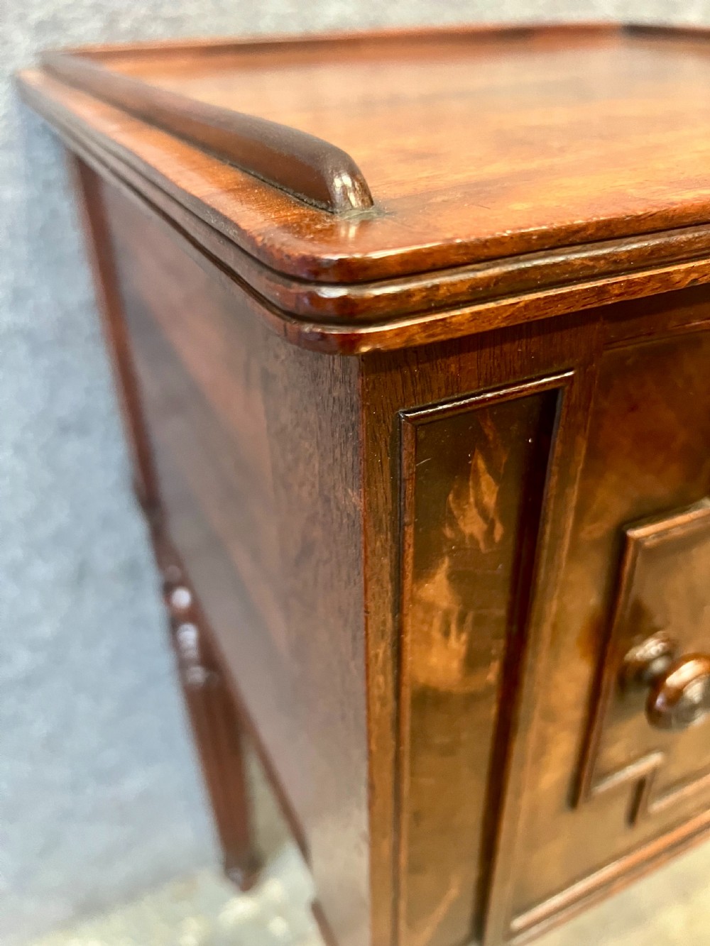 Gillow's Quality Bedside Cabinet View IX