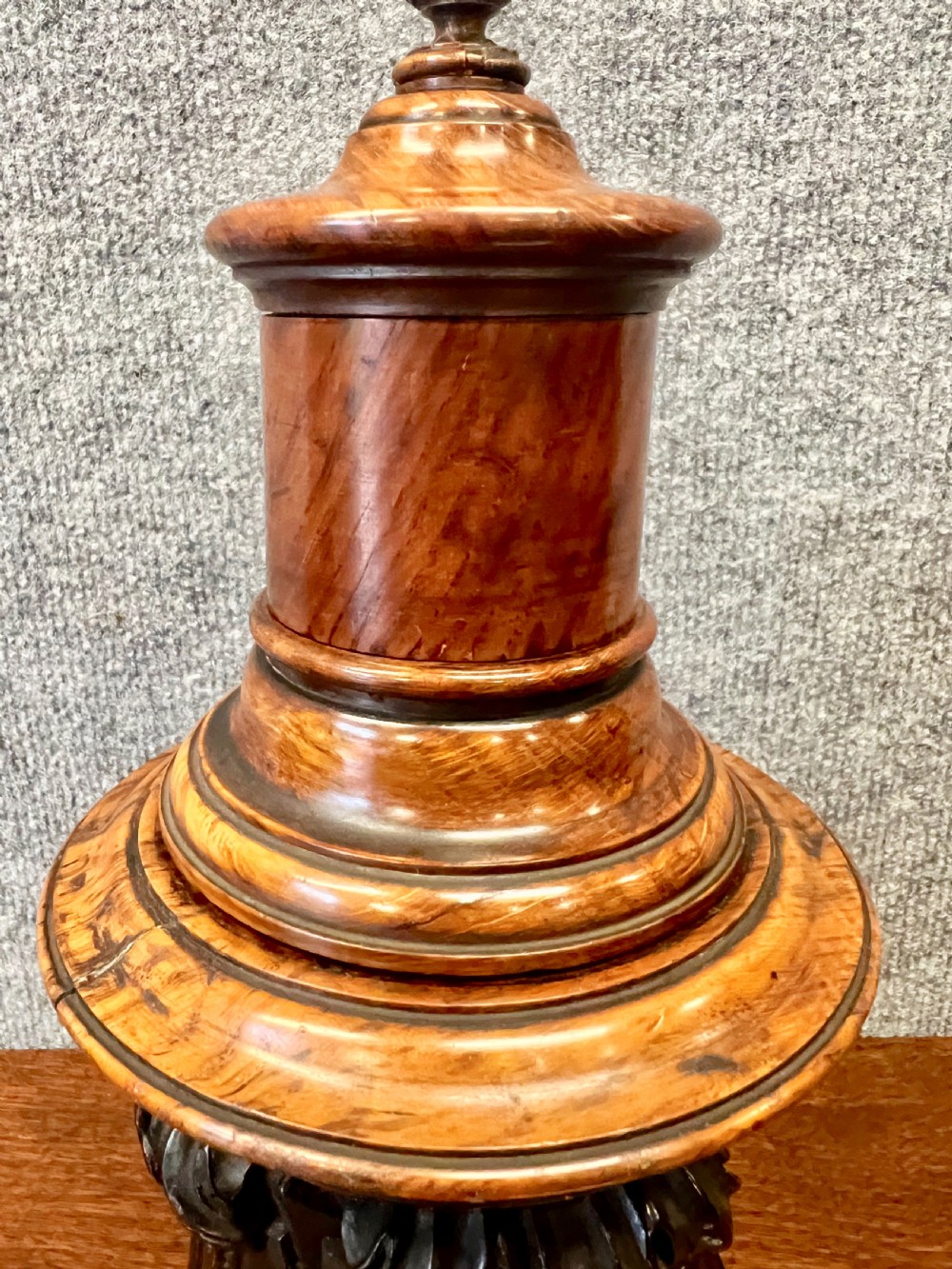 Superb Antique Treen Box View III