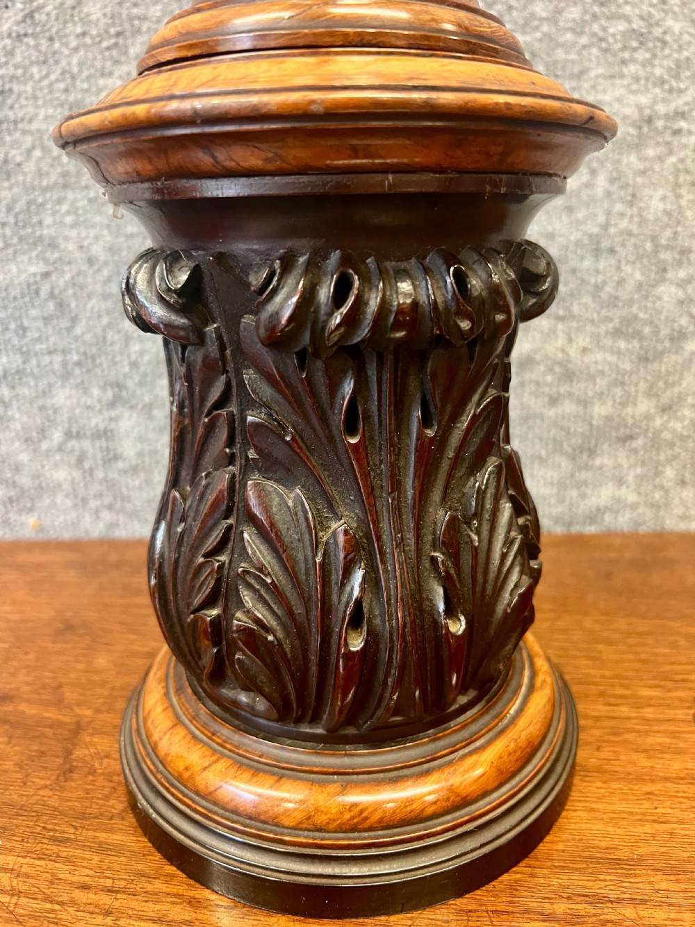 Superb Antique Treen Box View IV