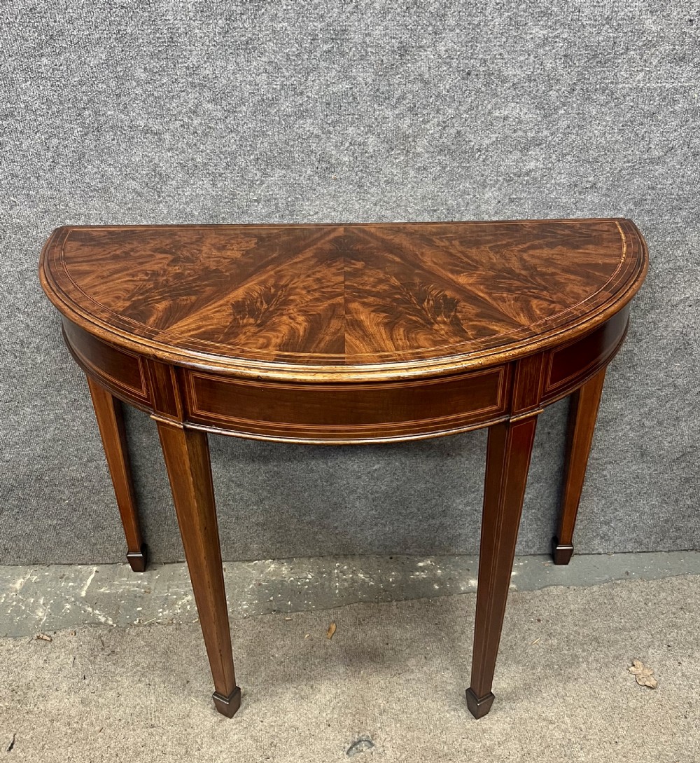 Good Quality Edwardian Inlaid Console Table
