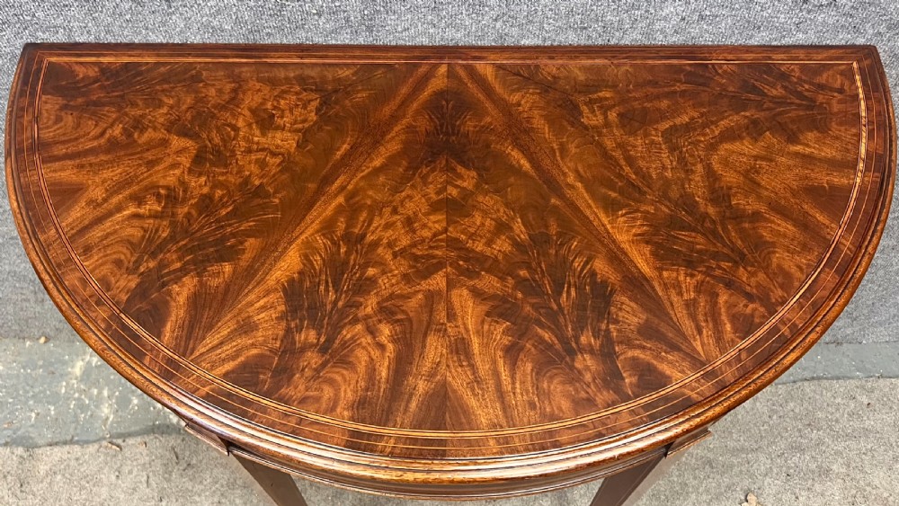 Good Quality Edwardian Inlaid Console Table View II