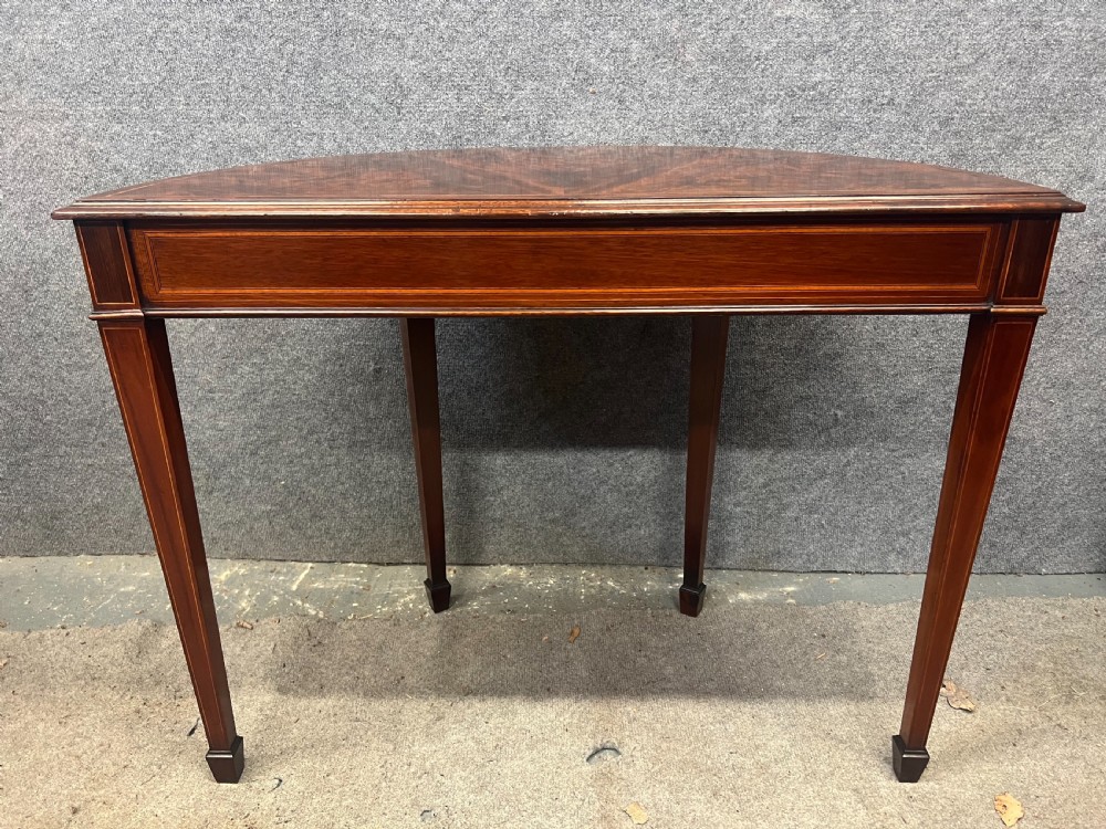 Good Quality Edwardian Inlaid Console Table View X