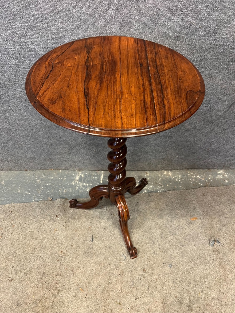 Antique Rosewood Occasional Table