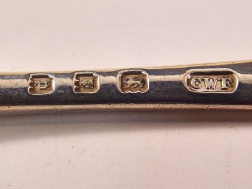 BOXED SET HALLMARKED SILVER TEA SPOONS TONGS - ADDITIONAL PHOTO 3