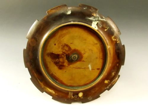 FRENCH BRONZE INKWELL PEN TRAY 1860 - ADDITIONAL PHOTO 6