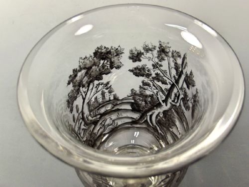 19TH CENTURY BOHEMIAN SCHWARZLOT ENAMEL BEAKER - ADDITIONAL PHOTO 6