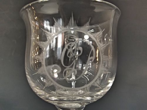 18TH CENTURY GLASS CUSTARD CUP WITH COTTON TWIST STEM - ADDITIONAL PHOTO 4