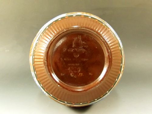 19TH CENTURY METTLACH STONEWARE VASE NO 1829 - ADDITIONAL PHOTO 1
