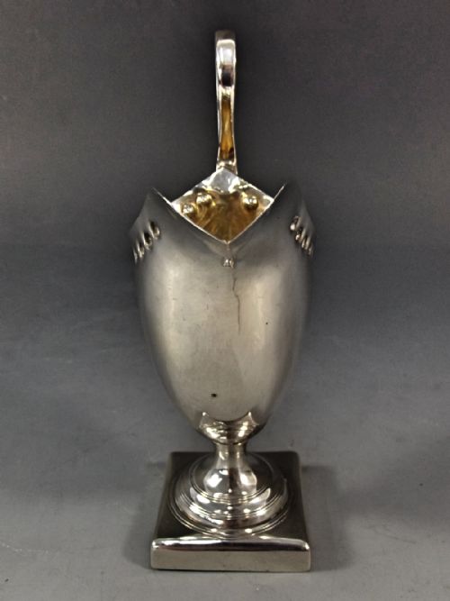 VICTORIAN HALLMARKED SILVER CREAM JUG 1896 - ADDITIONAL PHOTO 1