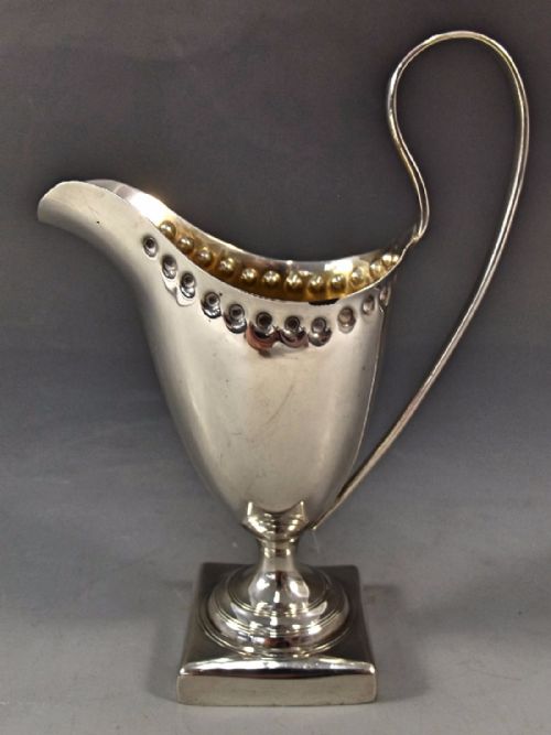 VICTORIAN HALLMARKED SILVER CREAM JUG 1896 - ADDITIONAL PHOTO 2