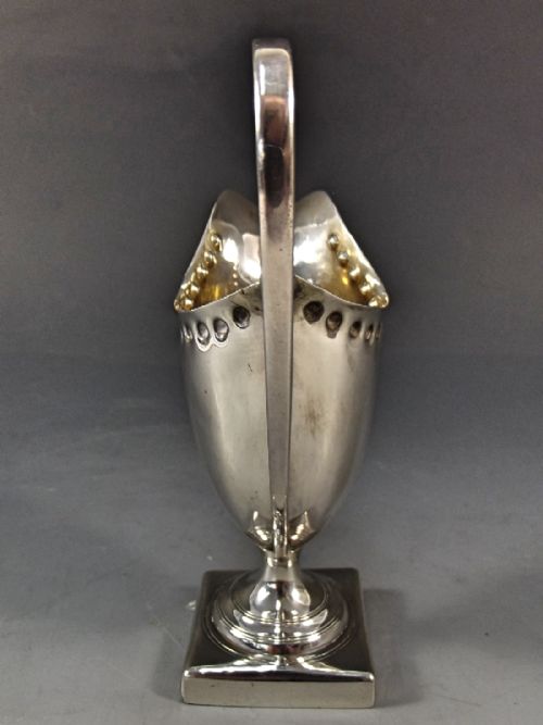 VICTORIAN HALLMARKED SILVER CREAM JUG 1896 - ADDITIONAL PHOTO 3