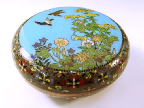JAPANESE MEIJI PERIOD CLOISONNE ENAMEL KOGO - ADDITIONAL PHOTO 1