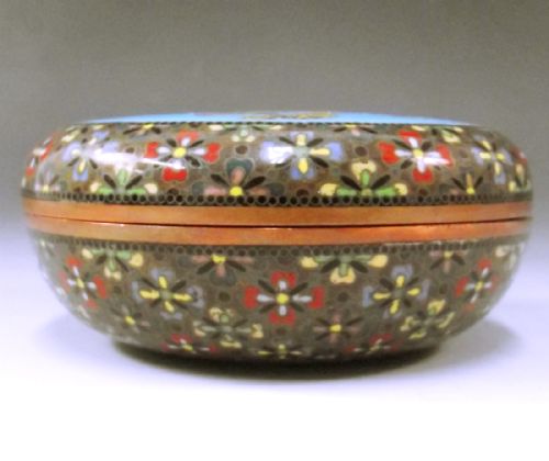 JAPANESE MEIJI PERIOD CLOISONNE ENAMEL KOGO - ADDITIONAL PHOTO 5