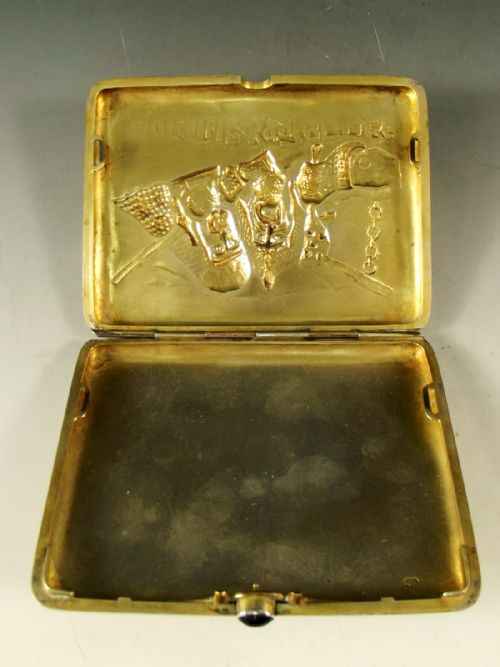RUSSIAN 84 SILVER WARRIORS CIGARETTE CASE - ADDITIONAL PHOTO 4