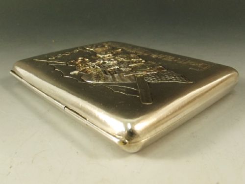 RUSSIAN 84 SILVER WARRIORS CIGARETTE CASE - ADDITIONAL PHOTO 5