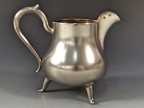russian silver cream jug moscow 1894 - CATEGORY: ANTIQUE SILVER - DATED 1890
