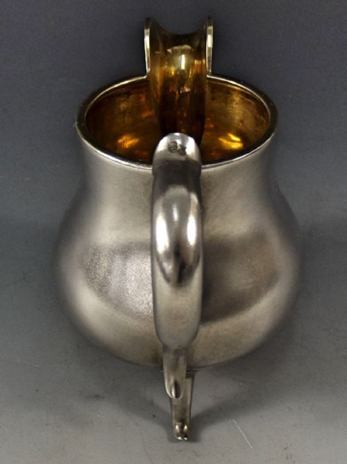 RUSSIAN SILVER CREAM JUG MOSCOW 1894 - ADDITIONAL PHOTO 3