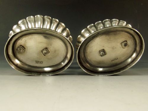 PAIR RUSSIAN SILVER SWAN SALT SERVERS MOSCOW 1889 - ADDITIONAL PHOTO 8