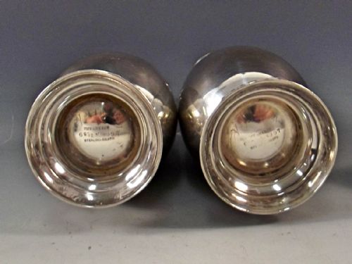 PAIR OF TIFFANY CO STERLING SILVER SUGAR CASTORS C1880 - ADDITIONAL PHOTO 3
