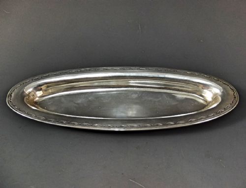 TIFFANY CO STERLING SILVER OVAL TRAY C1910 - ADDITIONAL PHOTO 1