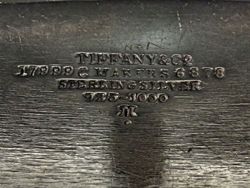 TIFFANY CO STERLING SILVER OVAL TRAY C1910 - ADDITIONAL PHOTO 4