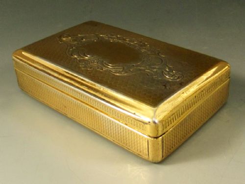18TH CENTURY FRENCH SILVER GILT SNUFF BOX - ADDITIONAL PHOTO 2