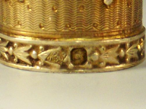 19TH CENTURY FRENCH SILVER GILT QUILL HOLDER SEAL - ADDITIONAL PHOTO 5