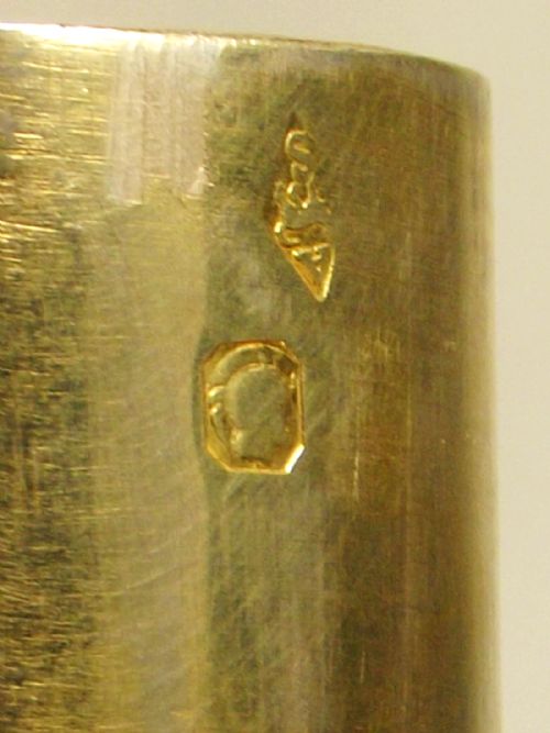 19TH CENTURY FRENCH SILVER GILT QUILL HOLDER SEAL - ADDITIONAL PHOTO 6