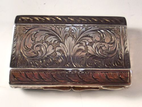 19TH CENTURY CONTINENTAL SILVER MALACHITE SNUFF BOX - ADDITIONAL PHOTO 5