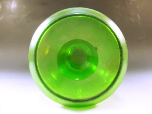 LARGE LOETZ IRIDESCENT GREEN GLASS VASE C1900 - ADDITIONAL PHOTO 6