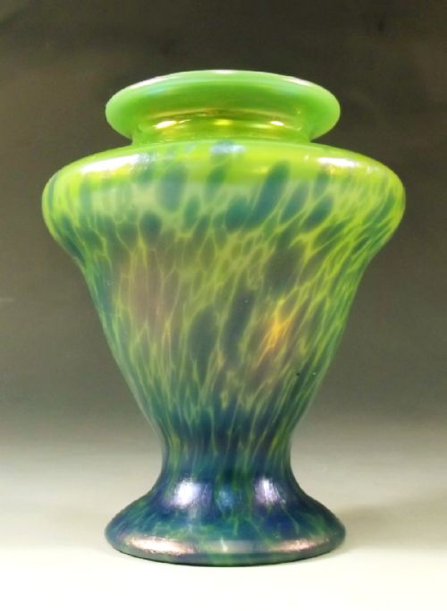 LOETZ IRIDESCENT GLASS ORCHIS VASE C1900 - ADDITIONAL PHOTO 1