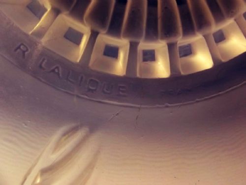 R LALIQUE OPALESCENT GLASS MONTIGNY BOWL - ADDITIONAL PHOTO 5