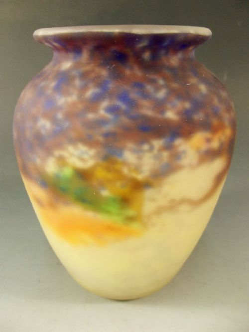 MULLER FRES LUNEVILLE PATEDECRYSTAL MULTI COLOUR VASE - ADDITIONAL PHOTO 1