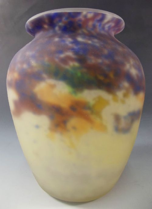 MULLER FRES LUNEVILLE PATEDECRYSTAL MULTI COLOUR VASE - ADDITIONAL PHOTO 2