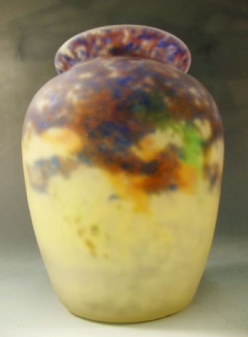 MULLER FRES LUNEVILLE PATEDECRYSTAL MULTI COLOUR VASE - ADDITIONAL PHOTO 3