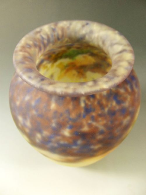 MULLER FRES LUNEVILLE PATEDECRYSTAL MULTI COLOUR VASE - ADDITIONAL PHOTO 4